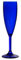 Elite Premium Polycarbonate Royal Blue Champagne Flutes 7oz / 200ml - Set of 12 - Champagne Glasses