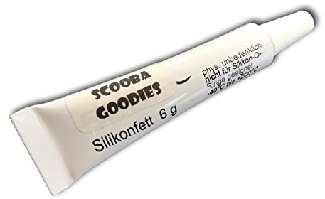 ScoobaGoodies Premium-Silikonfett für O-Ringe, 6 gr. Tube, Silicone-Grease for O-Rings (809 €/kg)