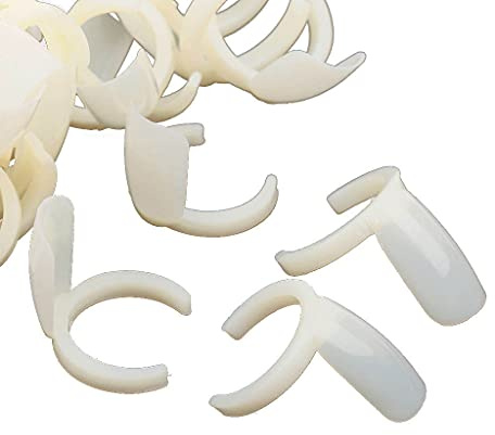 Gazechimp Nageldesign 50 Stück Tips Ringe Farbkarte Präsentationsdisplay Nagellack Farbkarte künstliche Nagelspitzen Nail Art Display