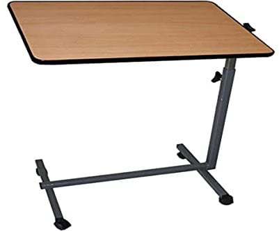Queraltó Easy Beistelltisch mit Rollen für Bett und Sofa, Holz, 40 x 60 x 70/105 cm, 1 Stück (1er Pack)