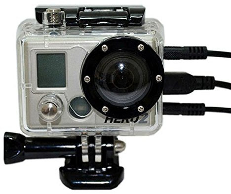 MASUNN Custodia Impermeabile Protettiva con Lente in Vetro Rivestito per Gopro Hero 1 2