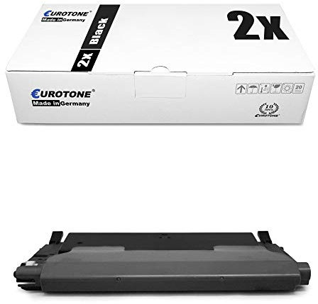 2X Eurotone Toner für Samsung CLP 320 325 wie CLT-K4072S K4072S Black Schwarz