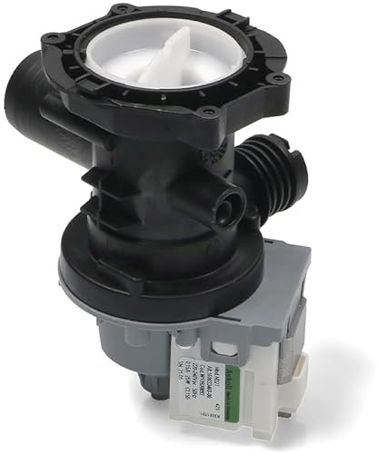 Reporshop - Pompa di Scarico per Lavatrici C00517420 Originale Compatibile con Indesit, Ariston, Bauknecht e Whirlpool - Evacuazione Rapida dell'Acqua in Lavaggio e Centrifuga