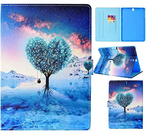 Housse pour Samsung Galaxy Tab S3 9.7 (SM-T820 / T825), Etui Portefeuille en Cuir Fonction Etui Flip Cover pour Samsung Galaxy Tab S3 9.7 Pouces (SM-T820 / T825)