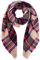 Boolavard Plaid Cashmere Feel Klassischer Weicher Luxuriöser Winterschal für Männer und Frauen (Rosenrot)