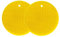 Topfuntersetzer aus Silikon, Mehrzweck-Trocknungsmatte, hitzebeständig bis 464 ° F, Topflappen, wasserdicht, (2er-Set) rutschfest, flexibel, langlebig (Gelb)