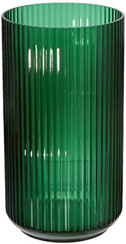 Lyngby Porcelæn Vase H38 cm Lyngby aus mundgeblasenem Glas zeitlos, grün