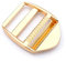 CRAFTMEMORE 1 Inch Metal Ladder Lock Tri-Glide Tension Lock Slide Buckle for Adjustable Backpack Harness Belt Strap 4pcs - Pick Color SC08 (Gold)