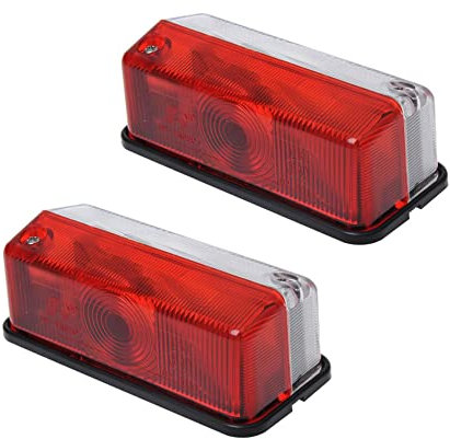 Generisch 2x Anhänger Umrissleuchte Positionsleuchte Begrenzungsleuchte Rot/Weiß
