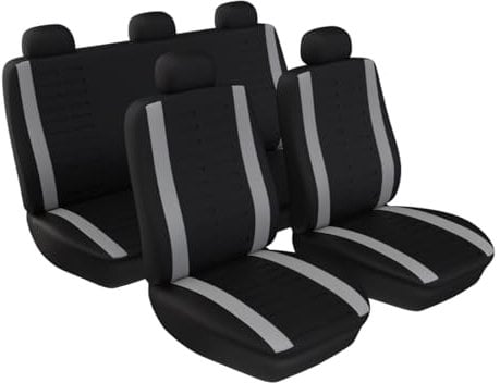 4er Sitzbezüge & Sitzauflagen - Universal Passend für Auto - Schonbezüge für Vordersitze (Vorne) & Rücksitze (Hinten) - Autositz Seitenairbag geeignet -