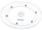 Kepfire 10 cm Clear Acrylic Lazy Susan Turntable Organizer Ball Bearing Revolving Display Base Kitchen Spice Rack Cake Makeup Table Decorating
