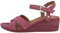 Geox D Ischia Corda Sandales, Rose (Dark Fuchsia), 36.5 EU