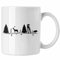 Trendation - Jagen Tasse Herzschlag Geschenkidee Jäger Geburtstag Weihnachten (325 ml, Weiß)