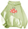 EVAEVA Süße Sweatshirts für Damen, Skateboard-Frosch, langärmliger Hoodie-Pullover Jacke Damen Sweatjacke Hoodie Sweatshirt Oberteile Damen Pullover Kapuzenpullover Pulli