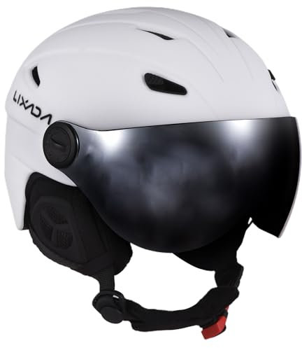Lixada Casque de Ski, équipement de Protection pour Le Snowboard, équipement de sécurité pour Les Sports d'hiver, Protection de la tête pour Les Sports de Neige