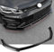 CAKERS Lvre de Pare-Chocs de Spoiler Avant pour Golf 7 7.5 Mk7 GTI GTD 7R 2014-2019, Garniture du kit de Corps de Lame de separateur inferieur en ABS Blanc Brut Autocollante ou visser