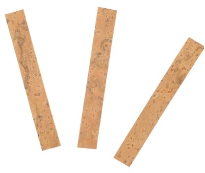 VICASKY 3 Stück Klarinettenkorken aus Robustem Naturkork Ersatz für Klarinettenhälse Zubehör zur Reparatur von Holzblasinstrumenten