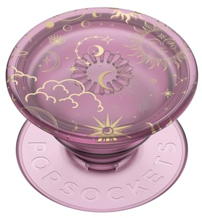 PopSockets Klebendes Handy-Grip, Halter, Handyständer, Celestial - Celestial Mauve