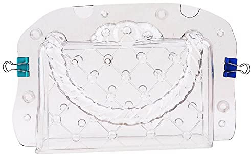 Vobumix Plastic Chocolate Mould Jelly Candy Fondant Mould Polycarbonate Bag Cake Decorating Molds 3d Diy Handmade Handbag Chocolate Mold