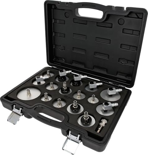 KS Tools 160.0815 Universal-Entlüfterstutzen-Adapter-Satz zur Bremsenentlüftung, 17-TLG