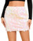 JasGood Pailettenrock für Damen Glitzer Rock Kurz Damen Sexy Minirock Hüftrock mit Elastische Taille Skirt für Party Rave Outfit Karneval Silvester,Rosa,XXL