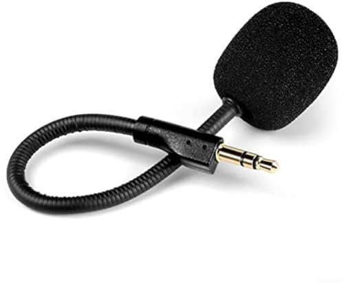 Beatanug Detachable Noise-Cancelling Gaming Microphone for Logitech G PRO and G PRO X Headsets – Bendable Adjustable Mic with Gold-Plated 3.5 mm Connector,