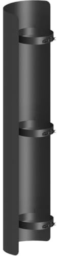 Ø 150 mm Ofenrohr Strahlungsschutz - 100 cm - schwarz