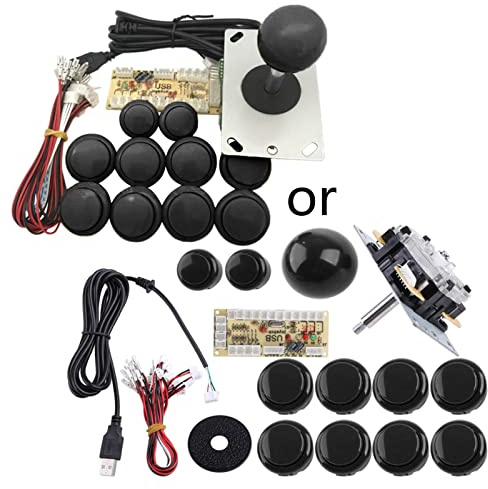 Kalttoy LED Kit USB Game Controller Including Joystick LED Buttons for Players Cleaner for Tilesmould Paint for Wallsmould Remover Spray for Wallsmould Cleaner