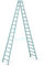 ZARGES | Profi-Sprossenleiter | beidseitig begehbar | 2 x 16 Sprossen