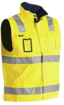 Blaklader 85051804 WAISTCOAT, Gelb/Marine, grootte M