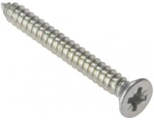 ForgeFix Self Tapping Screws Countersunk | 1 1/4 x 8 | Zinc Plated | Box 200