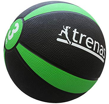 trenas Gummimedizinball PRO - Der professionelle Medizinball - 3 KG