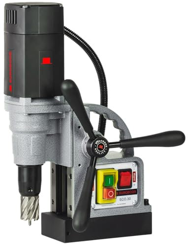 Euroboor ECO.30 Magnetbohrmaschine - Kernbohrer max. Ø 30 mm - Spannung 220-240 Volt, Frequenz 50-60 Hertz, EU-Stecker CEE 7/7