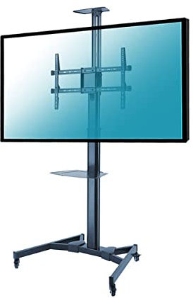KIMEX - Support TV - Mobile - pour écran 37''-70'' - Hauteur 120-160cm - 030-1200