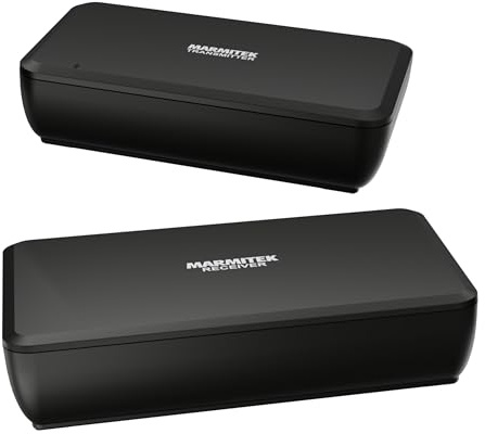 Marmitek Surround Anywhere 221 - Wireless speaker transmitter - connect rear speakers wirelessly - transmitter receiver set with built in amplifier - rear adapter for home cinema