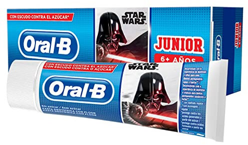 Oral-B Junior Star Wars Pasta Dentífrica, +6 Años, 75 Mililitros