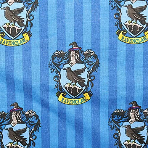 Stoff, Harry-Potter-Motiv, 100% Baumwolle VISF61 Harry Potter Ravenclaw Blue