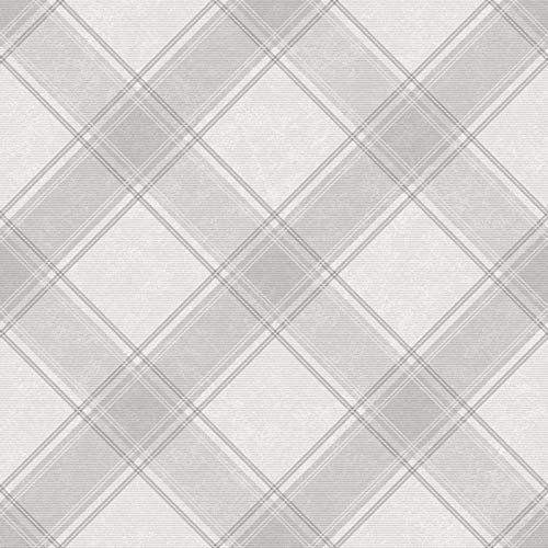 Holden Decor Whitcliffe Aiden Check Grey Wallpaper 90740 - Argyle Tartan