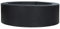 Lederriemen Blankleder Classic, mattes glattes Vollleder, ca.3,5mm dick, Farbe:schwarz, Breite:4cm breit