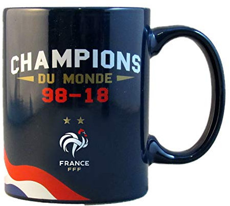 Equipe de France de Football Mug France - 2 Etoiles - Champions du Monde - Collection Officielle