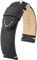 HIRSCH Ranger Uhrenarmband - Uhrband aus Leder im Retro Vintage-Style für Damen- & Herren-Uhren - mit Werkzeug - Schwarz - 22 mm