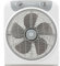 Grunkel - Ventilador de suelo potente y ligero - BOX FAN - Circulador de aire con temporizador de 60 minutos y 3 velocidades. Aspas 30cm de diámetro, función oscilación. - 50W (Blanco)