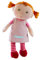 Haba Kuschelpuppe individuell Bestickt mit Name | Kleine Puppe mit Stoffkörper ca. 25 cm | Babypuppe ab 1 Jahr für Jungs und Mädchen | Haba Puppe waschbar & anziehbar | Geschenk für Geburt