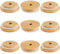 DOERDO 9pcs 70MM Bamboo Jar Lids with Straw Hole Reusable Bamboo Mason Jar Lid Drinking Storage Lid Leak-Proof Lids for Mason Jar