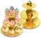 2 Supports Présentoir Gâteau Carton, Présentoir à Cupcakes, Tour D'affichage Cupcake Plateau pour Le thé L'après-Midi,Dessert ,Fruits, Nourriture, Fournitures de Fête Mariage d'anniversaire