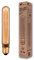 greenandco dimmbare Vintage Design LED Birne zur Stimmungsbeleuchtung | E27 T30 | gold | 2,3W 65lm | 1800K extra warmweiß | 320° | 230V | flimmerfrei | Edison Glühbirne