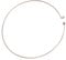 Ailan Wire Collar Hoop Metal Necklace Jewelry Portable Homemade DIY Making Art Finding Replacement Spare Parts Accessories, Rose Gold