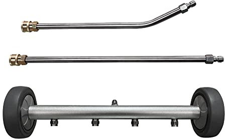 Qezodsx High Pressure Washer Car Wash Chassis Washer Water Broom with 45 Degree Angle Bar Under Carriage Cleaner Water Broom