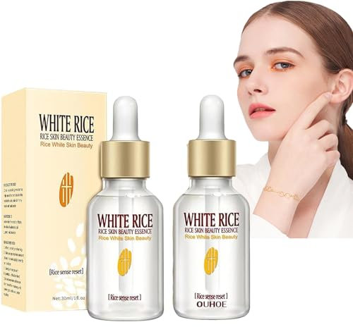 Pemarlis 2 Packungen Rice Toner Gesichtswasser,Toner nische Hautpflege,Natürliche Feuchtigkeitscreme Glow Essence,Verringert Pigmentierung und feine Linien,Strafft und hellt auf
