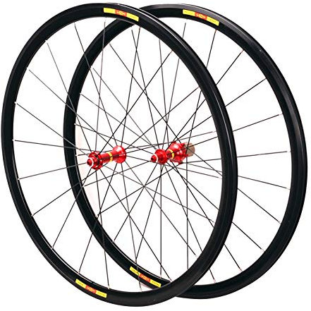 700c Rennrad Laufradsatz Schnellspannrad Fahrrad Vorderrad Hinterrad 28 Zoll Ultraleichte doppelwandige Leichtmetallfelge 30 mm C/V-Bremse für 8-11-Gang-Kassette Schwungrad 1560 g Outdoor (Farbe: